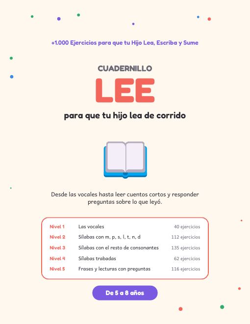 Portada del cuadernillo LEE